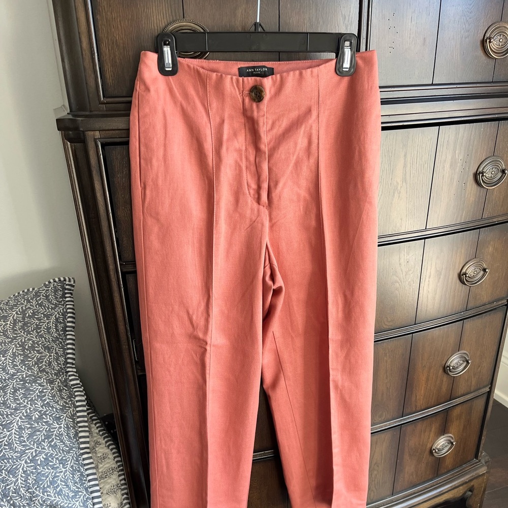 NWOT Petite Ann Taylor Linen Blend Pants